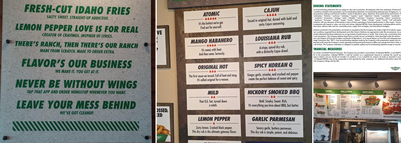 Wingstop Menu