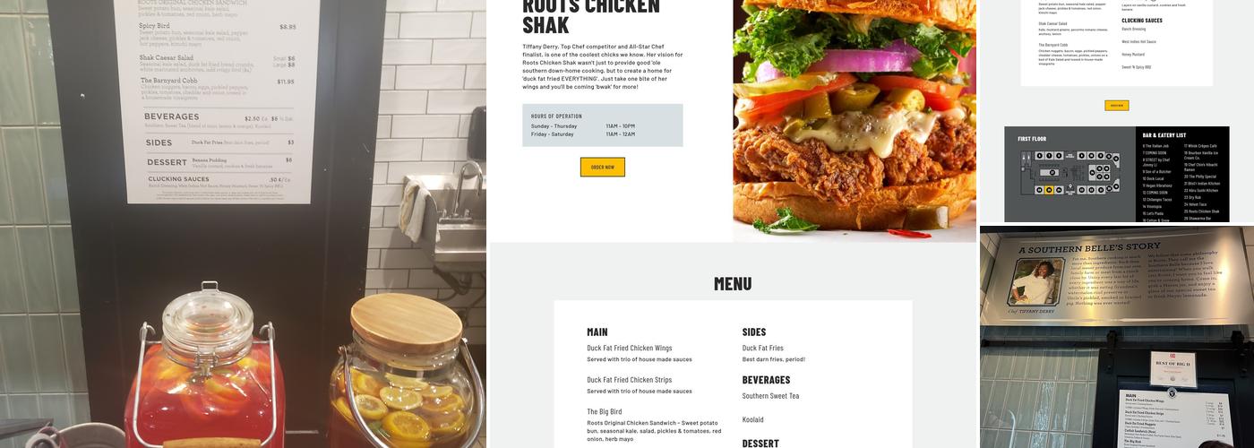 Roots Chicken Shak Menu