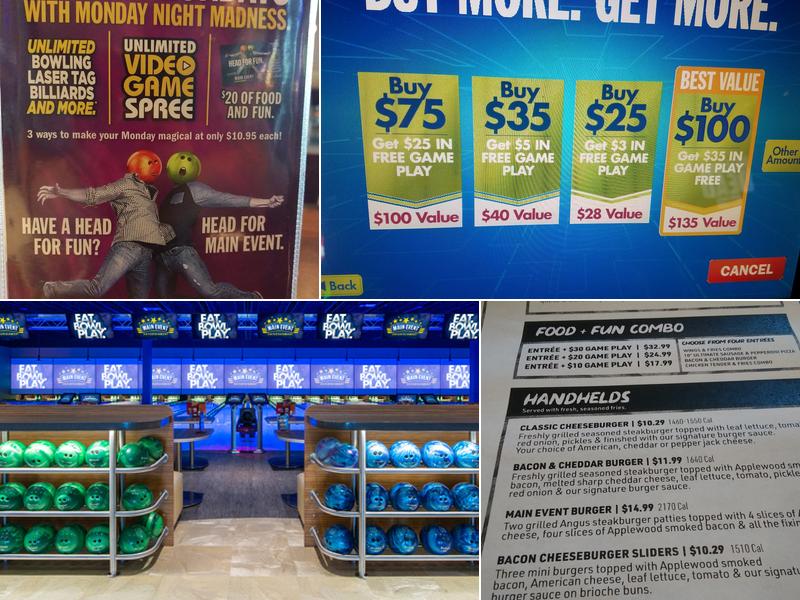 Main Event Oklahoma City Menu