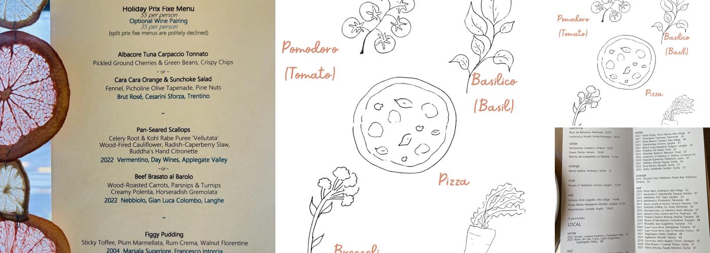 Lucca Menu