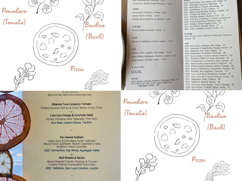 Lucca Menu