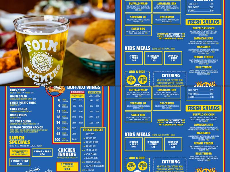 Fire On the Mountain Buffalo Wings | Interstate Menu