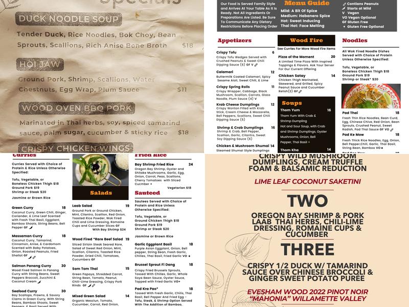 Krob Krua Thai Kitchen Menu