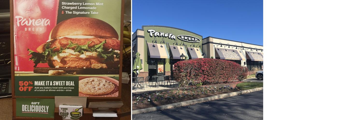 Panera Bread Menu