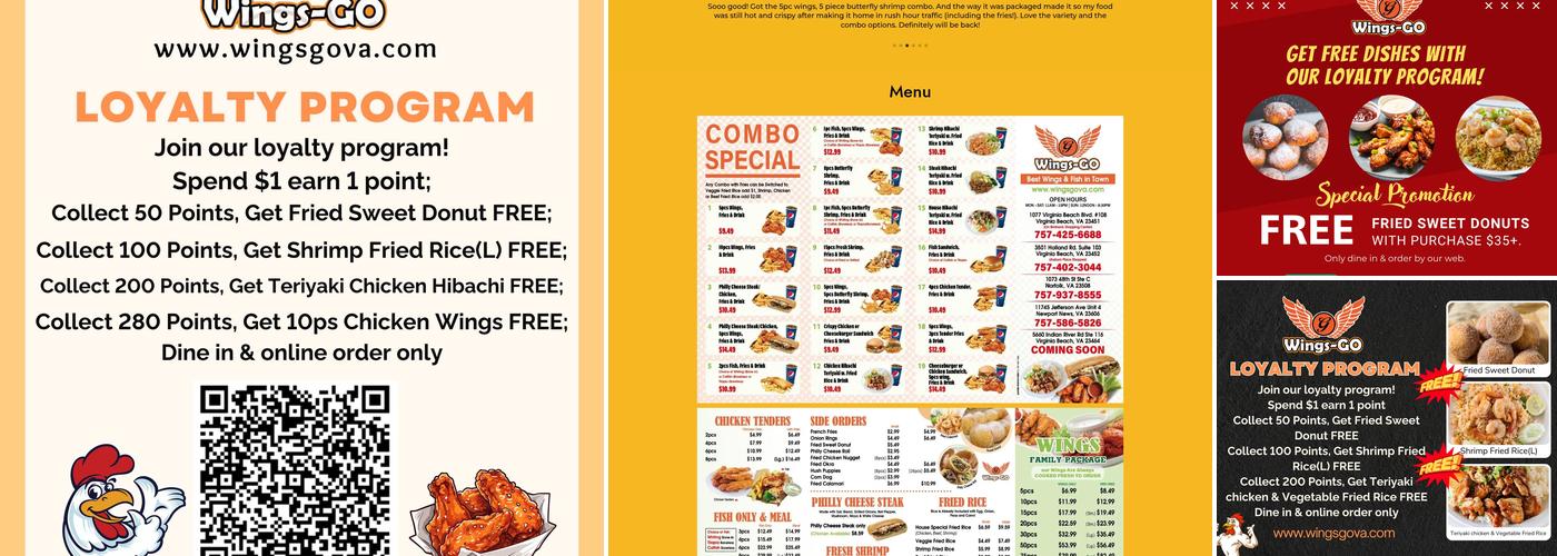 Wings Go Menu