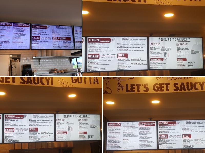 Readi Spaghetti Menu