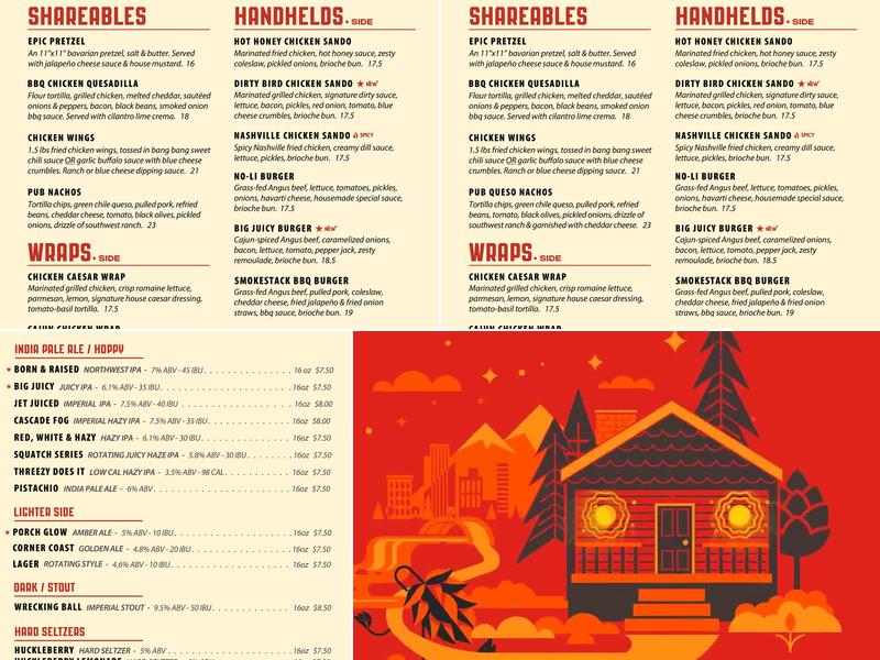 No-Li Brewhouse Menu