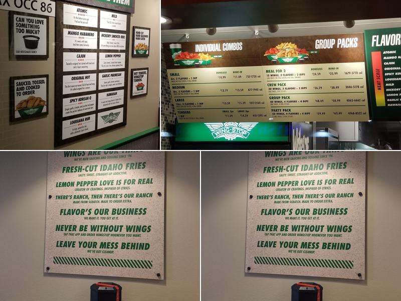 Wingstop Menu