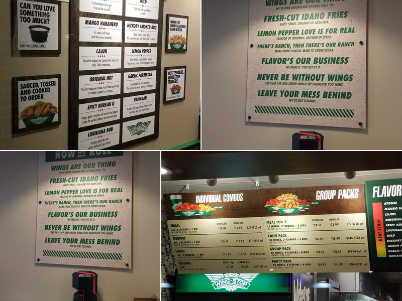 Wingstop Menu