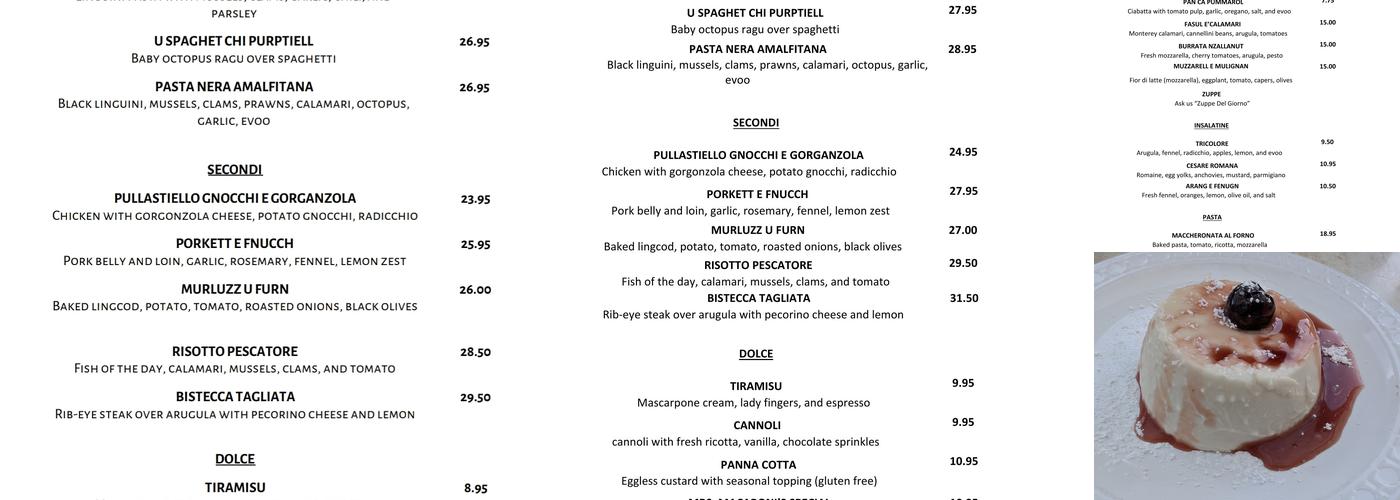Caffè Macaroni Menu