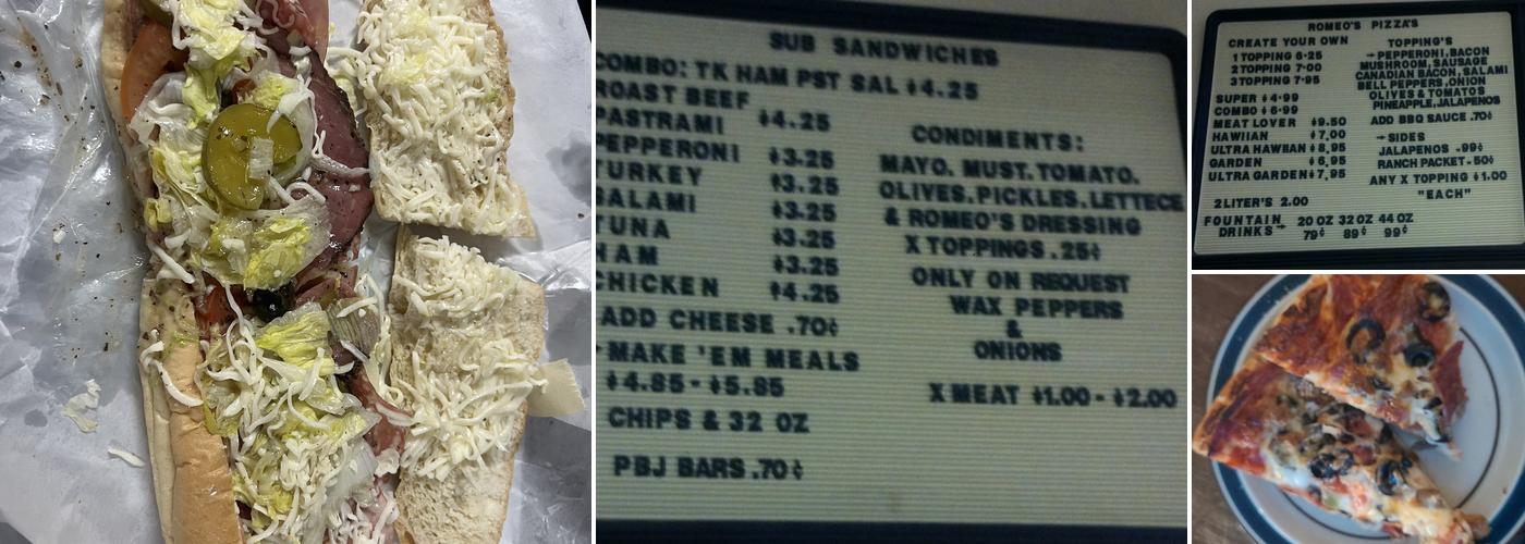 Romeo's Pizza & Subs Menu