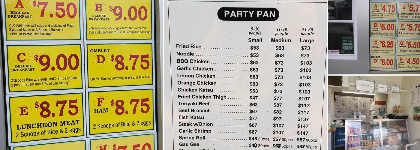 K & K Kitchen Menu