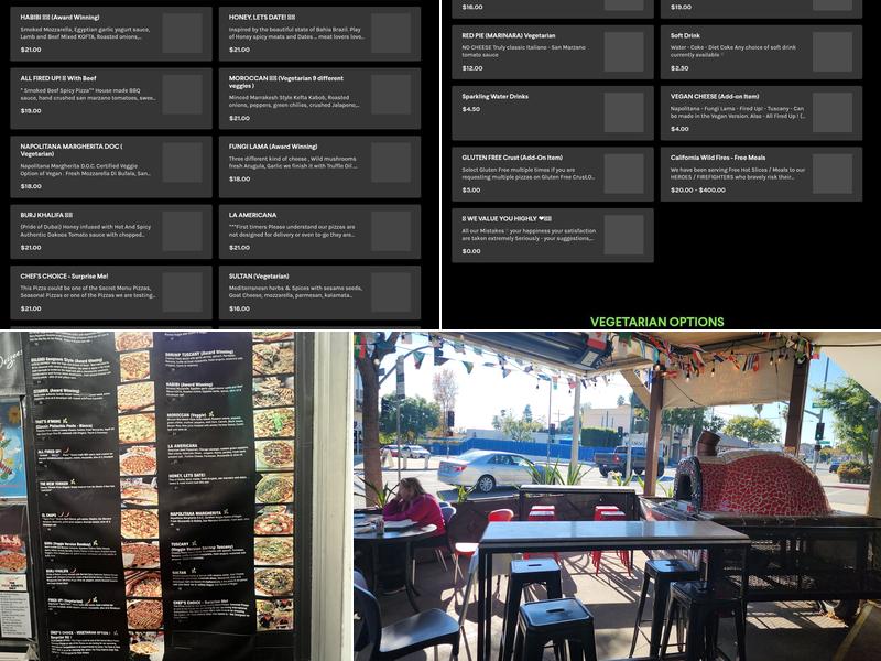 786 Degrees Pizza - Pasadena Menu