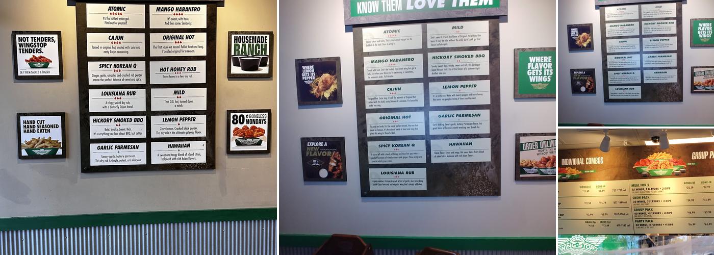 Wingstop Menu