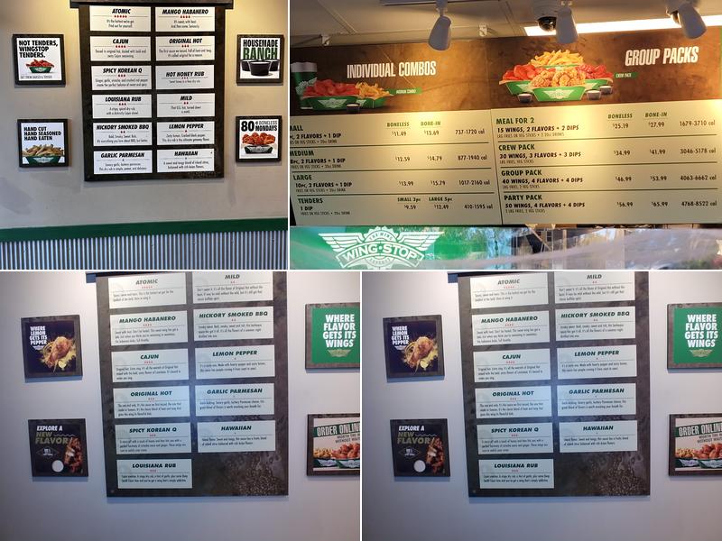 Wingstop Menu