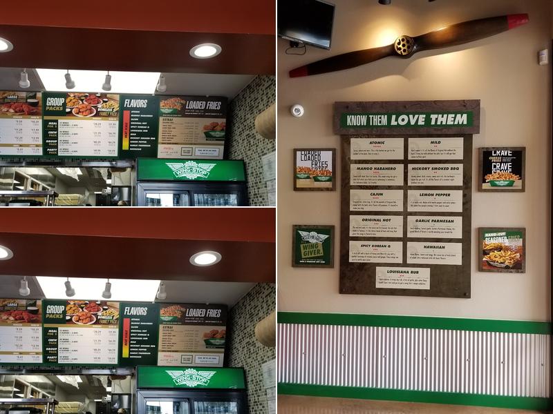 WINGSTOP Menu
