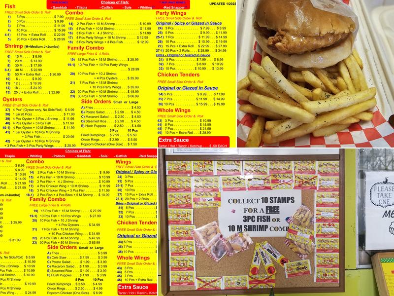 Don's Fish & Chicken Menu
