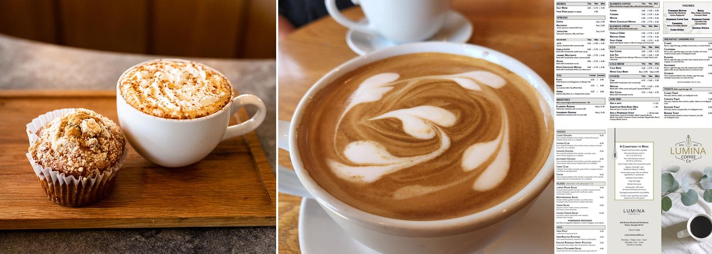 Lumina Coffee Co. Menu