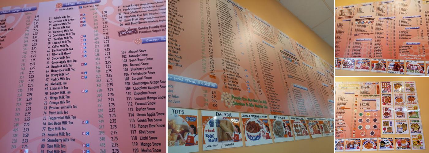 Quickly Menu