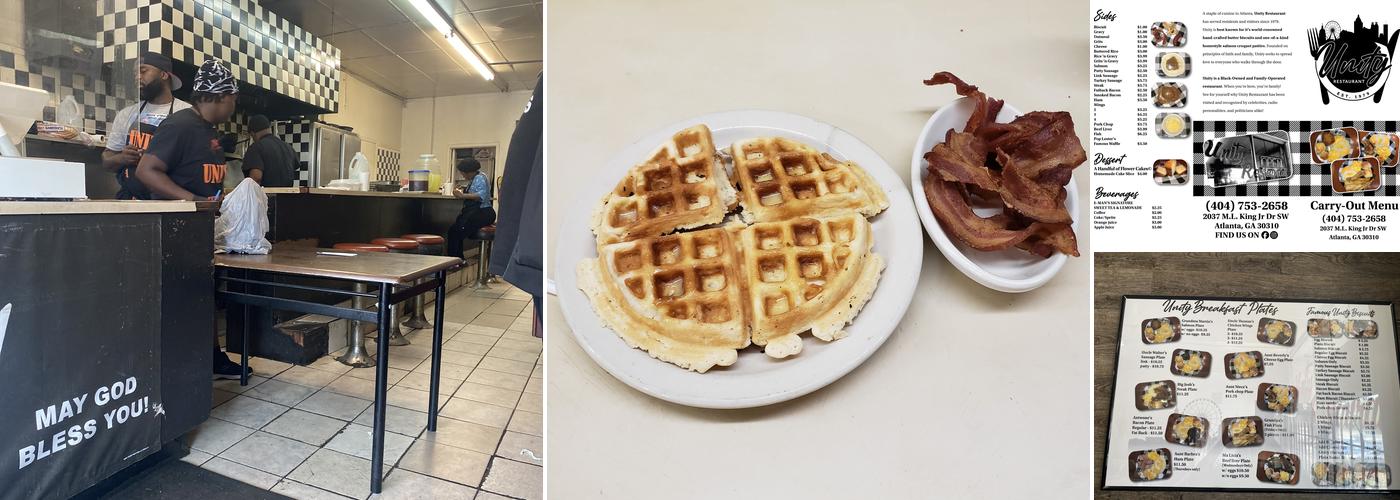 Unity Restaurant Menu