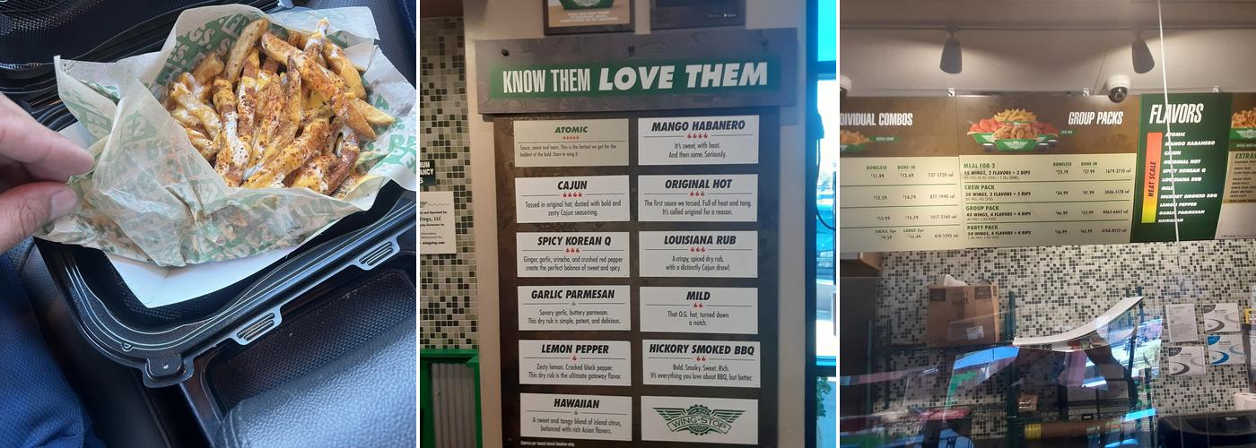 Wingstop Menu