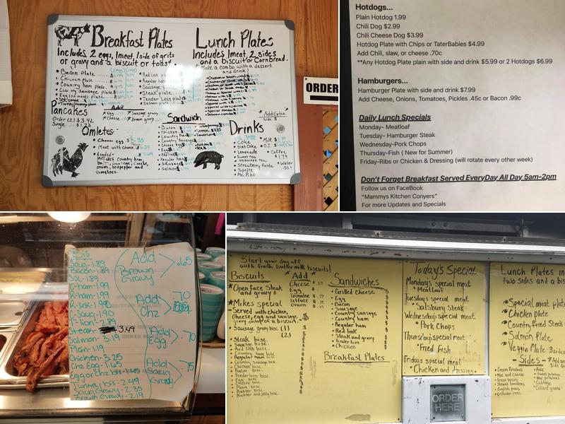 Mammy’s Kitchen Menu