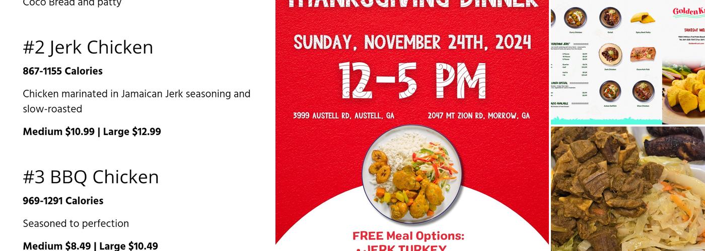 Golden Krust Caribbean Restaurant Menu