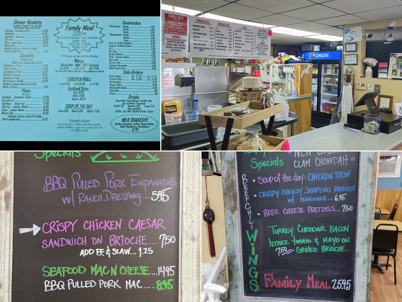 Frye House Menu