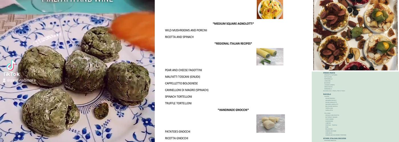 La Bottega del Maccherone Menu