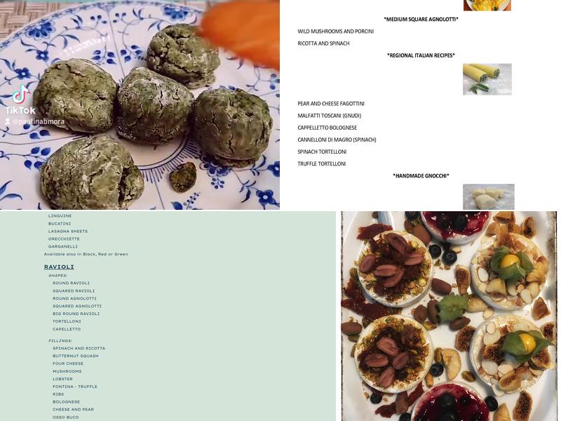 La Bottega del Maccherone Menu