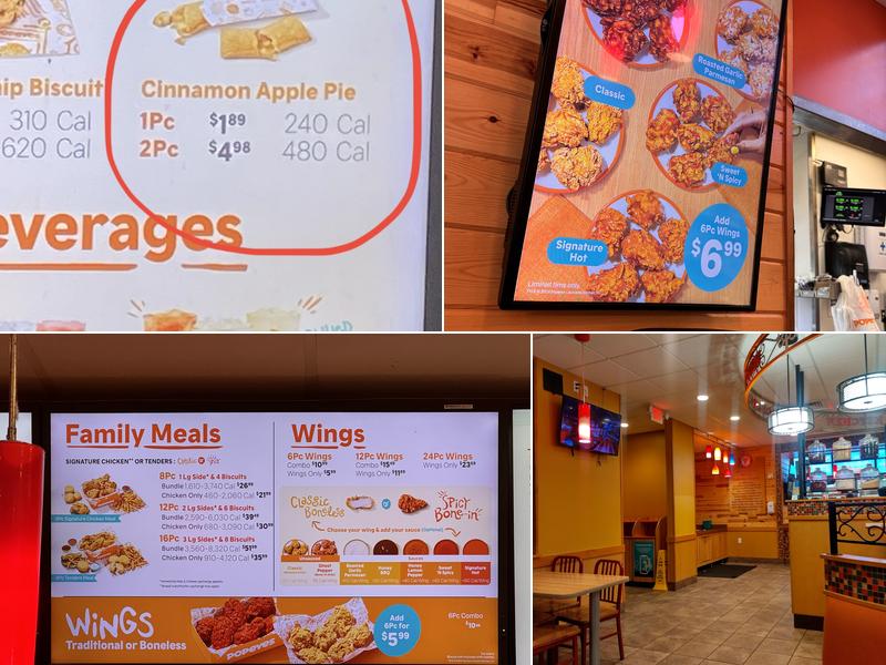 Popeyes Louisiana Kitchen Menu