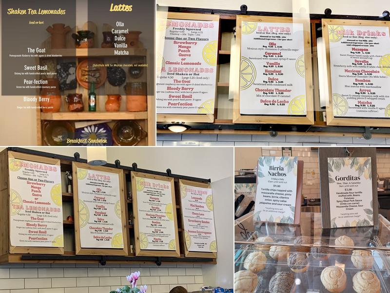 Lemon gals Menu