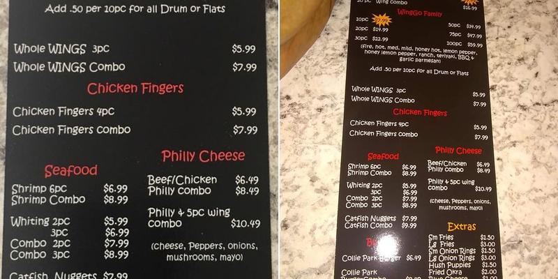 WingGo Menu