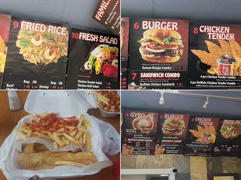 J. Buffalo Wings Menu