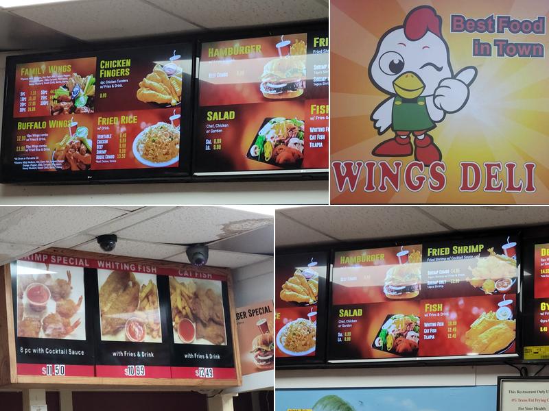 Wings Deli Menu