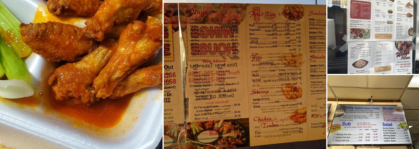 Wings House Menu