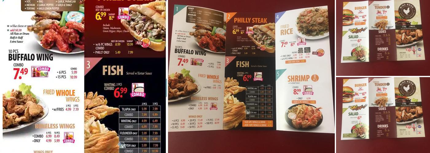 Wing Nook Menu