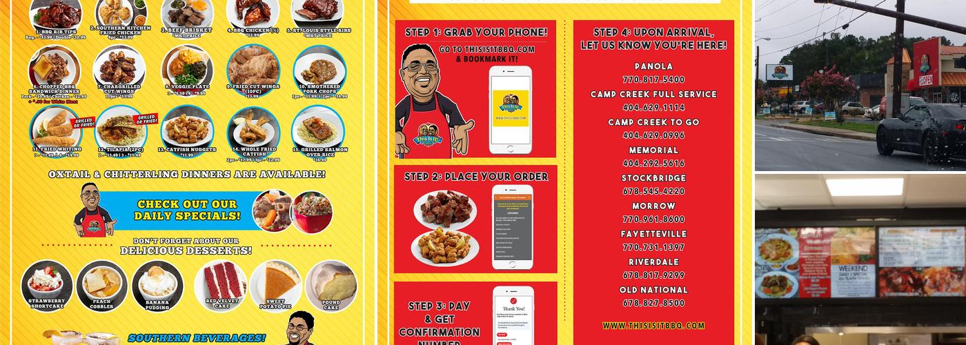 This Is It! Southern Kitchen & Bar-B-Q Menu