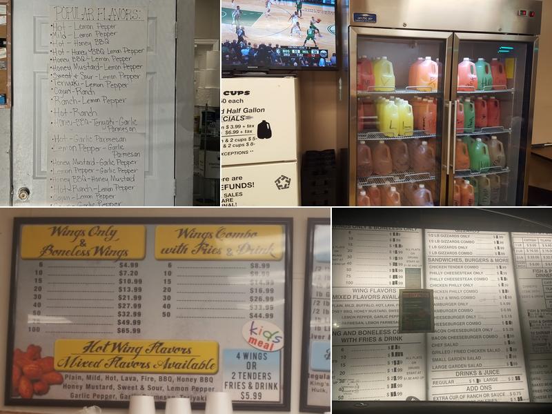 Kings Wings Menu