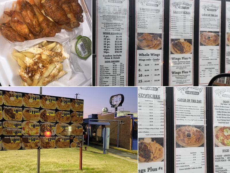 WINGS PLUS A Whole Lot More Menu