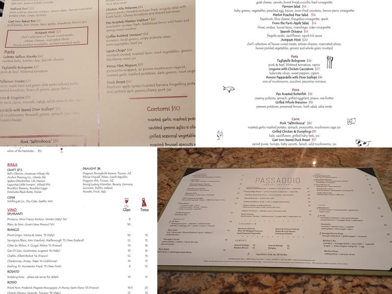 Passaggio Menu