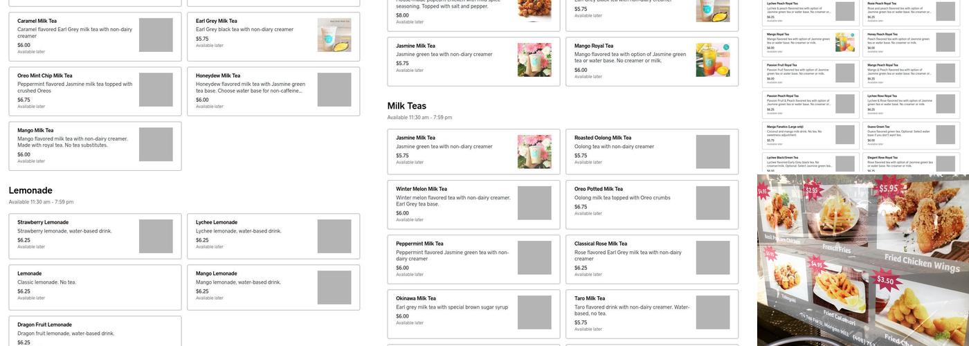T4 Menu