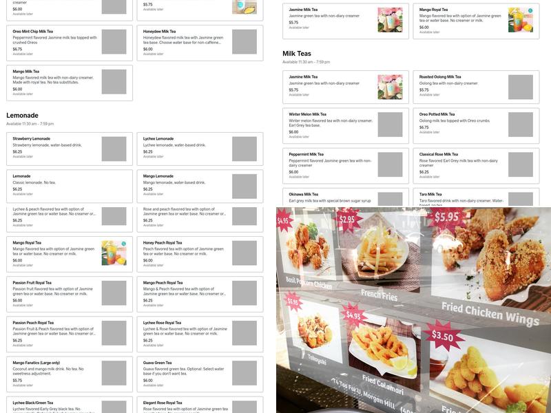 T4 Menu