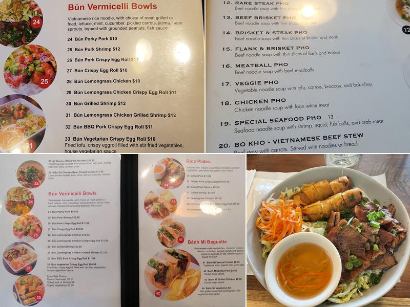 Pho Spot Menu