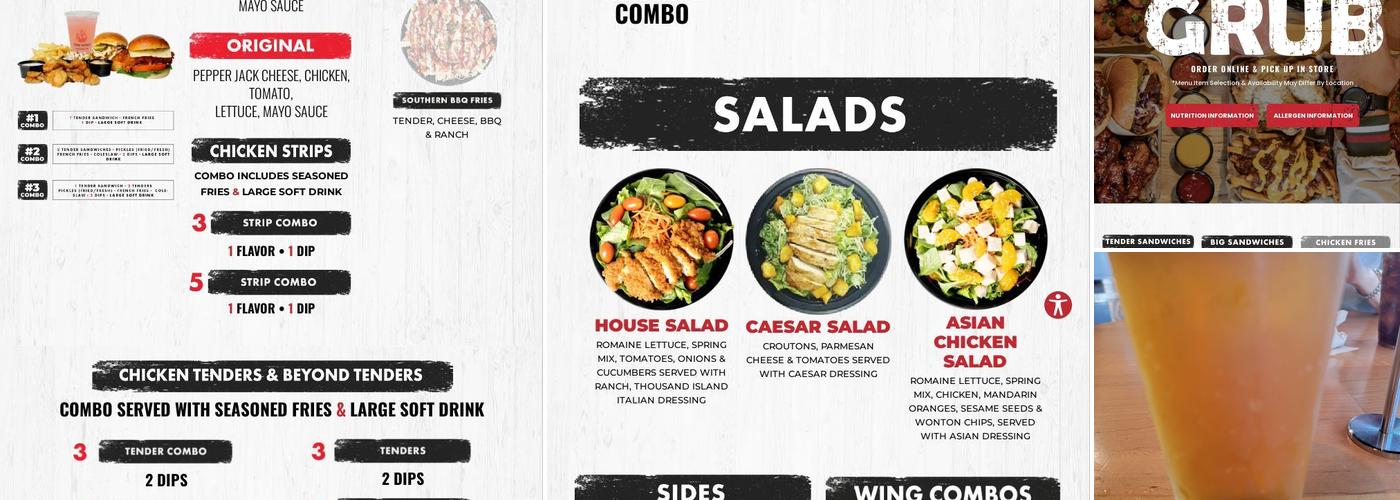 Fire Wings Delta Shores Menu