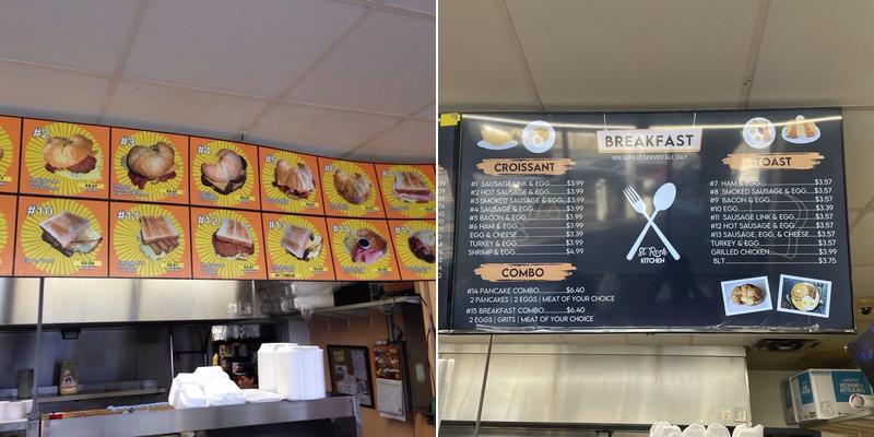 St Roch Kitchen Menu