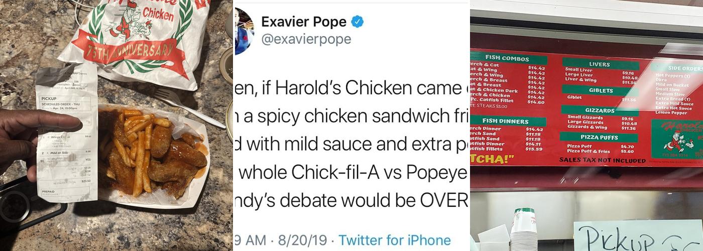 Harold's Chicken #55 Express Menu