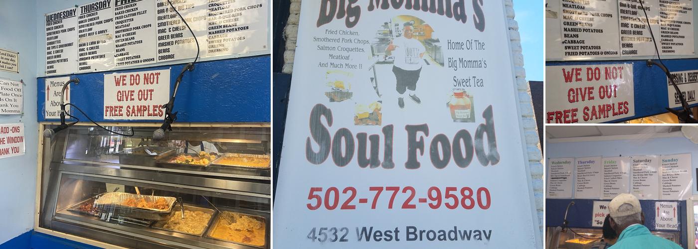 Big Momma's Soul Kitchen Menu