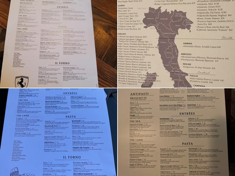 Convivio Italian Artisan Cuisine - Zionsville Menu