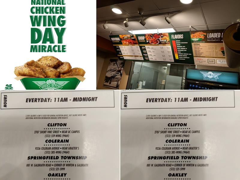 Wingstop Menu